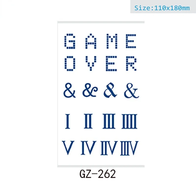 Juice tattoo stickers Net celebrity tattoo stickers lasts 15 days Herbal semi-permanent tattoo stickers