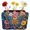 DIY Butterfly Wooden Double Sided Desktop Flower Vase Diamond Art Kit