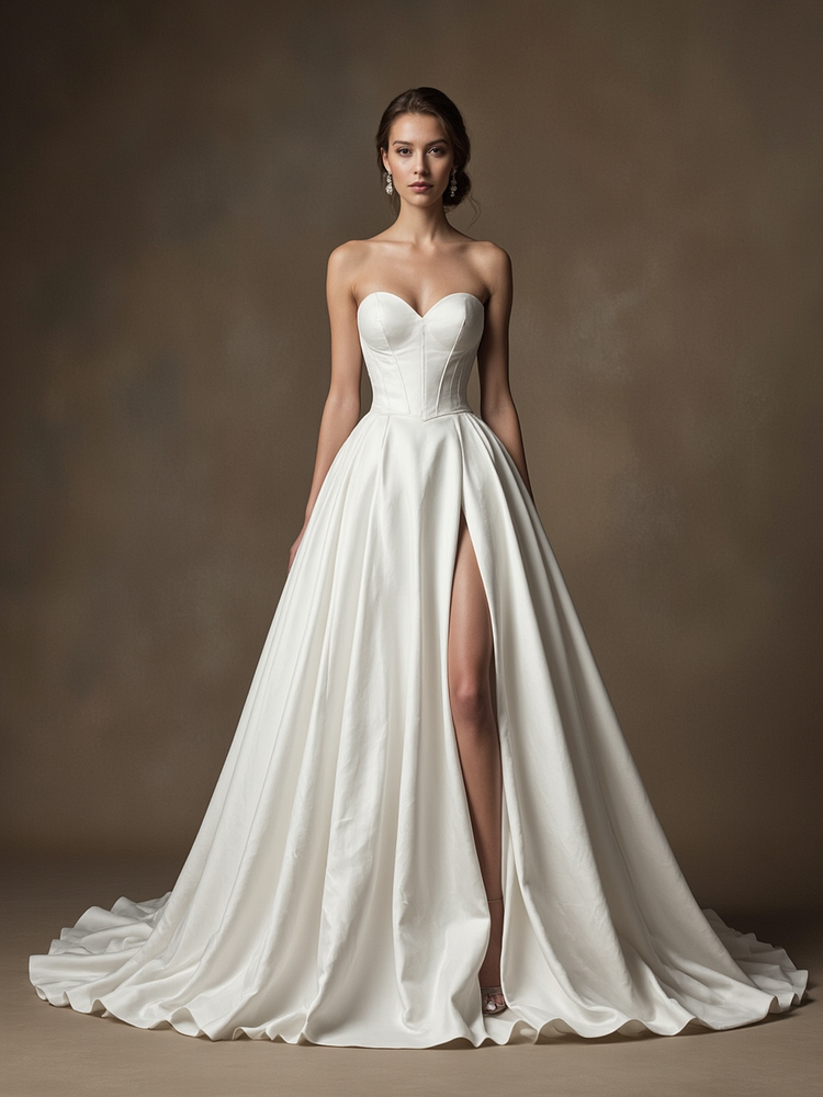 Strapless Wedding Dress