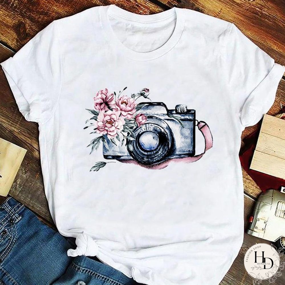 Tee Fashion Women Ladies Tshirt Top Lady Print Female Clothes Animal Trend Spring Summer