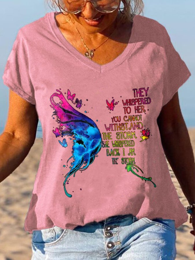 Vintage Print Short Sleeve T-Shirt
