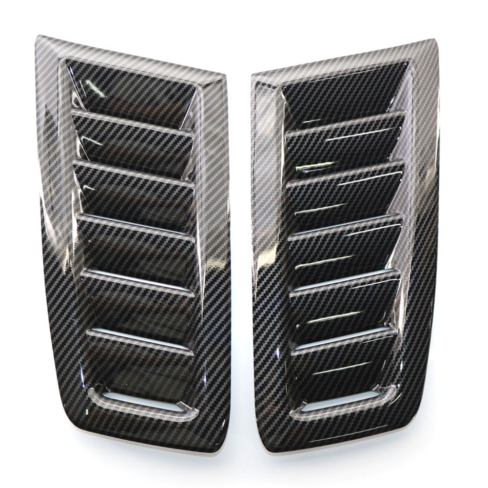 

Universal ABS Plastic Car Hood Bonnet Vents RS MK2 Style Carbon Fiber Look, 501 Original