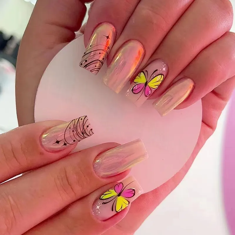 Churchf Churchf Ins Wind Long Ballet Aurora Butterfly Wearing A Beautiful A Piece