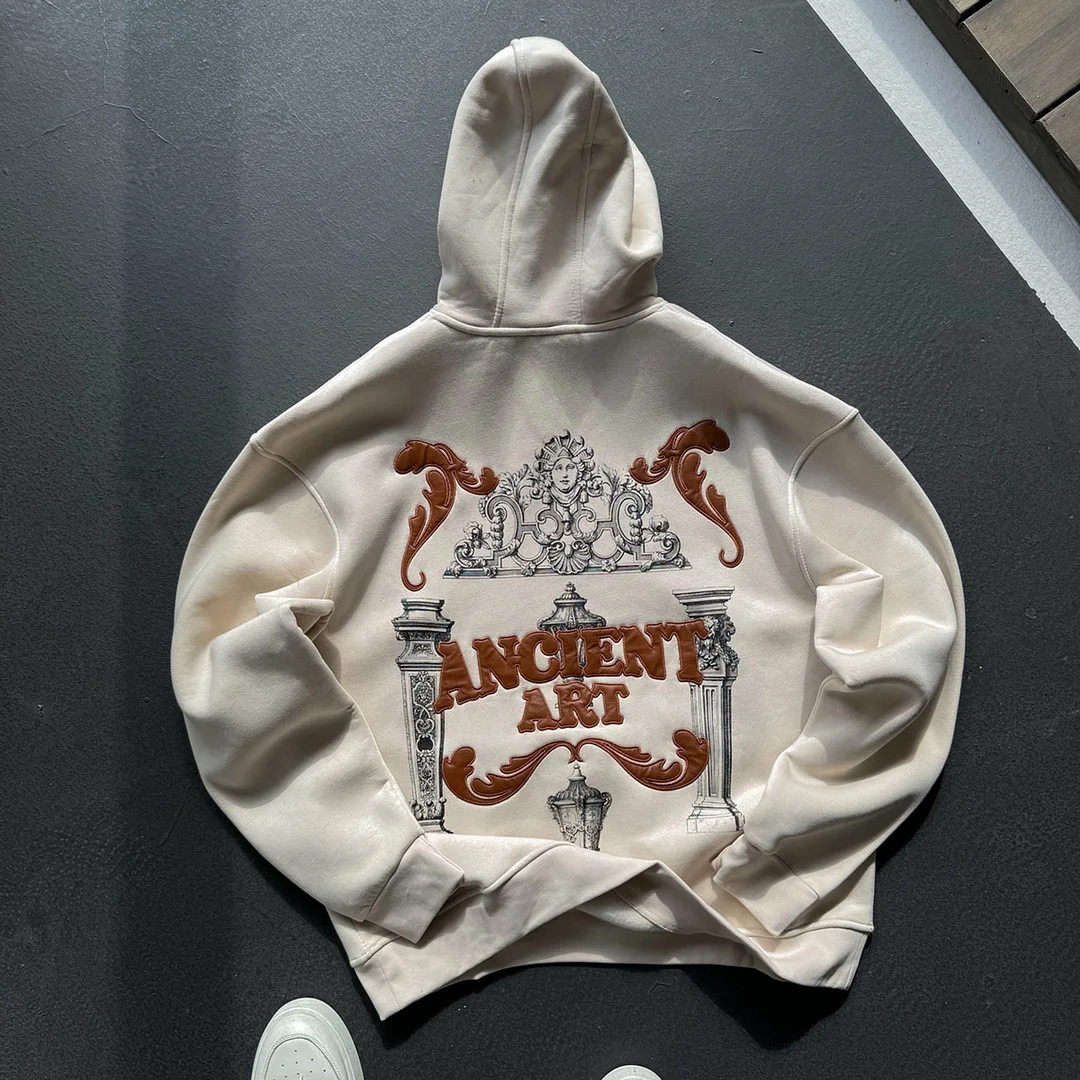 Street Lettering Oversized Hoodie