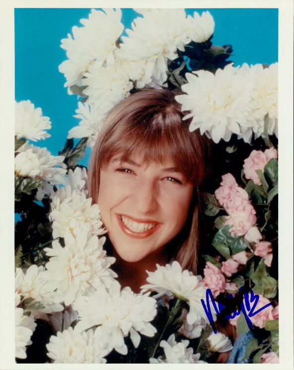 Mayim Bialik (Blossom) signed 8x10 Photo Poster painting COA