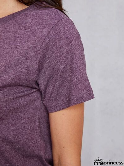Round Neck Short Sleeve T-Shirt