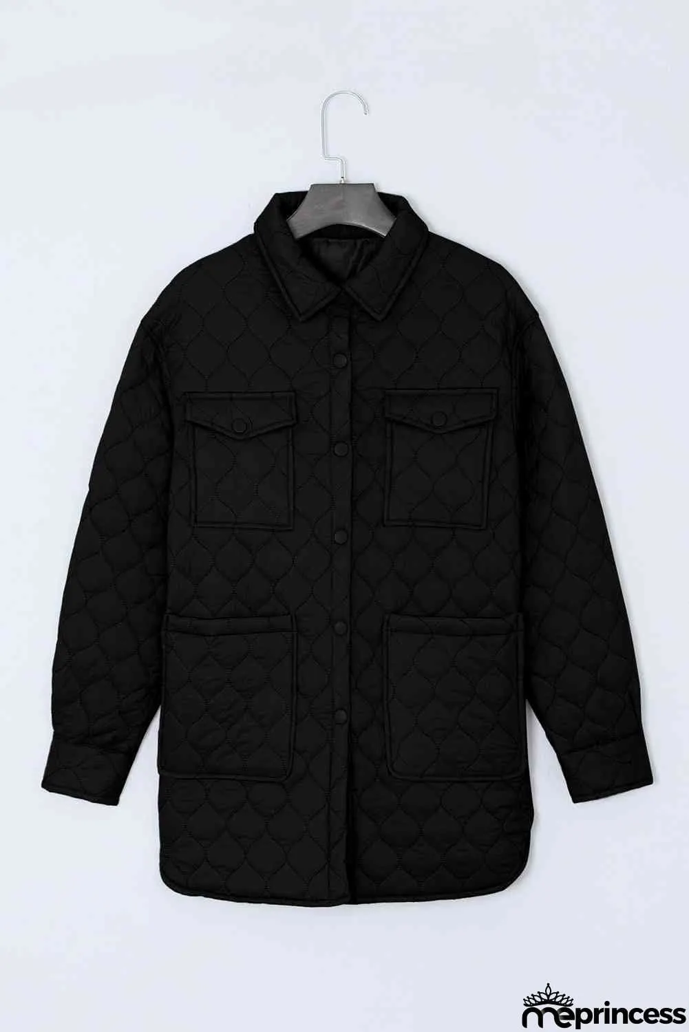 Snap Down Collared Winter Coat