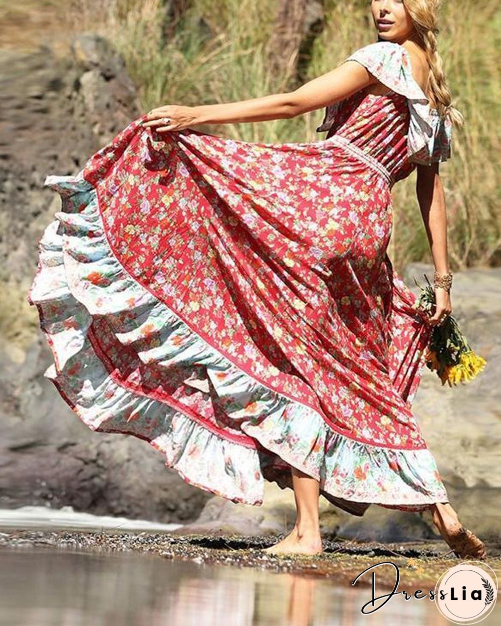 Fashion Summer Vacation Dress Maxi Dresses