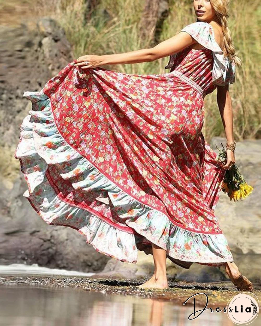 Fashion Summer Vacation Dress Maxi Dresses