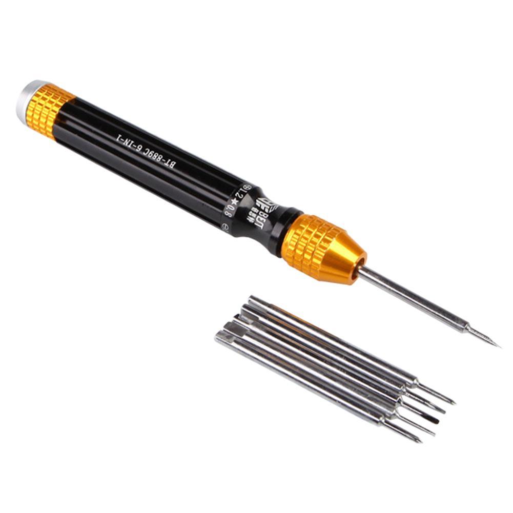 

6-in-1 Multi-functional Mobile Phone Computer Maintenance Screwdriver Bits, 501 Original