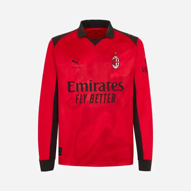【S~4XL】AC Milan 25/26 Fourth Long-Sleeved Jersey