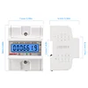 3 Phase 4 Wires Electric Energy Meter 100A Energy Meter AC 3*230/400V for Indoor
