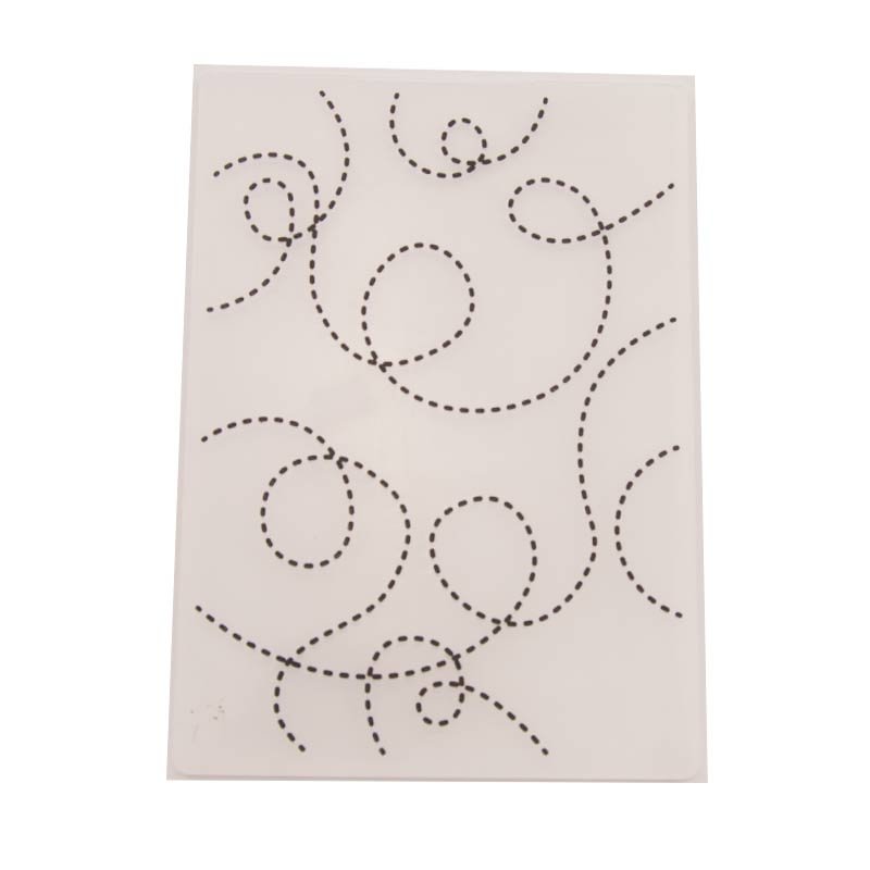 Curve Plastic Making Paper Cards Template Eco-friendly Decor Crafts DIY Scrapbooking Wedding Decoration Embossing Folder