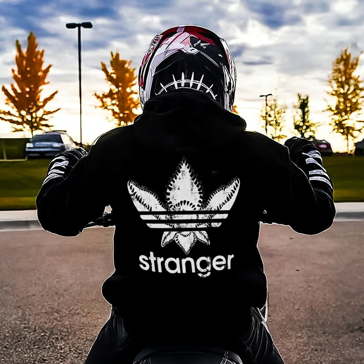 Luminous Street Style Graphic Casual Hoodie