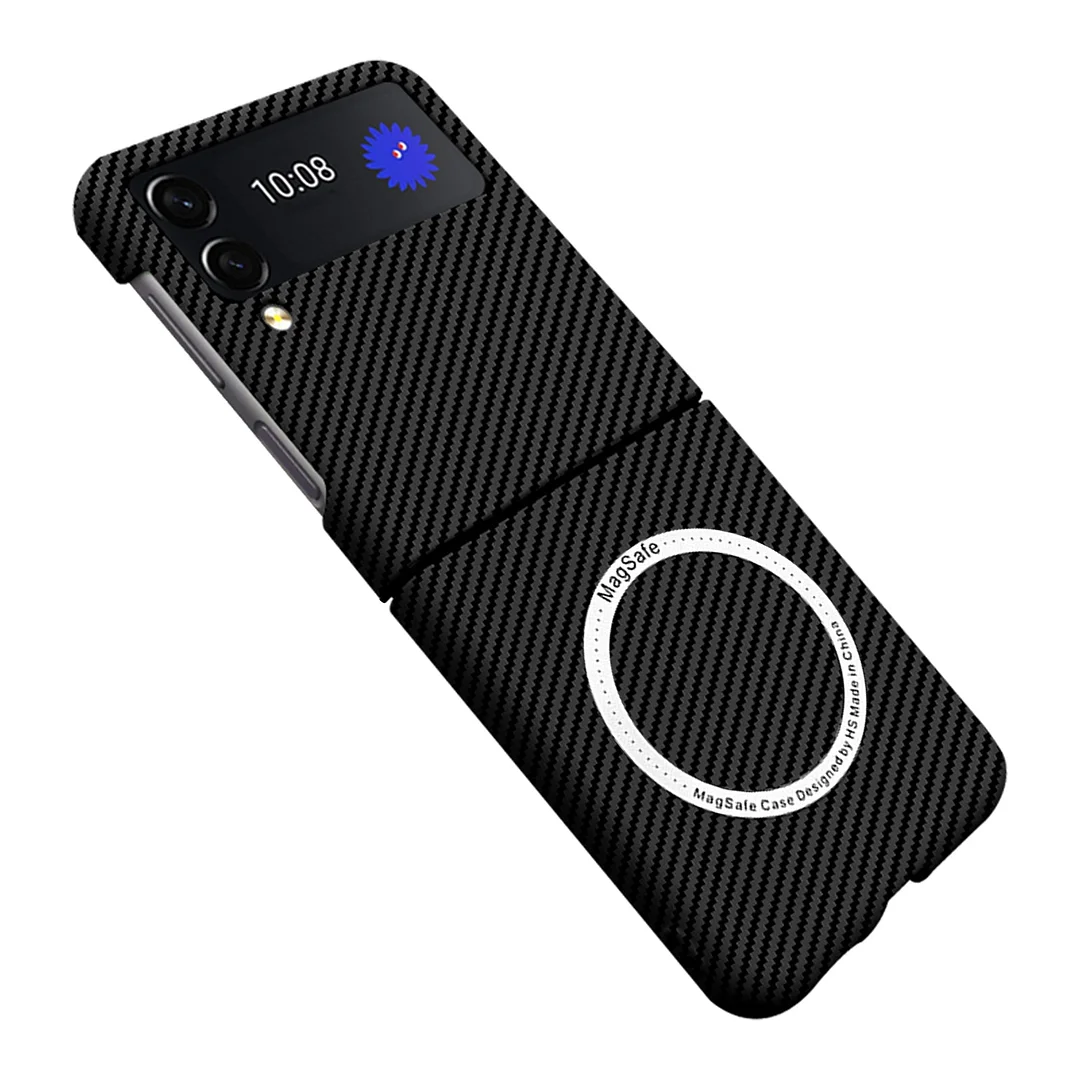 Samsung Galaxy Z Flip3 | Magnetic Carbon Fiber Phone Case