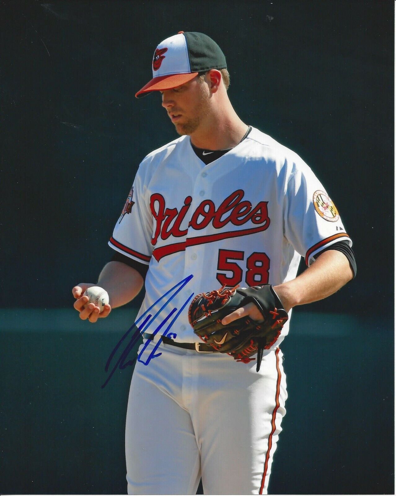 Ryan Webb Autographed 8x10 Baltimore Orioles#S466