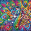 Diamond Painting-DIY Crystal Rhinestone Peacock