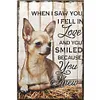(Big Size)Vintage Chihuahua Poster-Full Round Diamond Painting 40*60cm