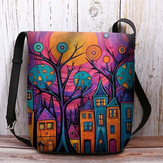 Style & Comfort for Mature Women Women's Abstraction Print Crossbody Bag