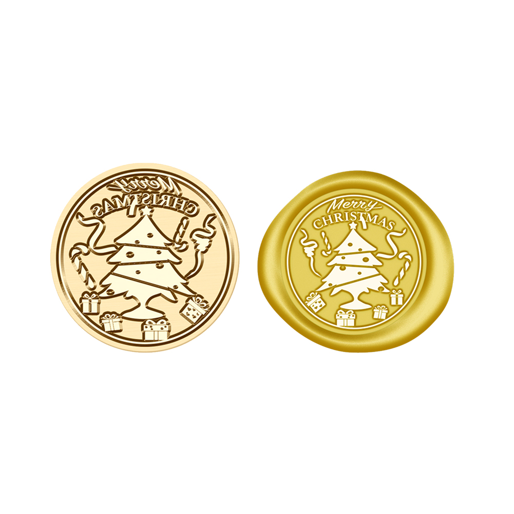 

25mm Christmas Wax Seal Stamp Cartoon Head - Wax Seal Stamp, 501 Original