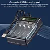 4 Slots Battery Charger with USB Cable Smart Charger for 1.5V AA/AAA Batteries