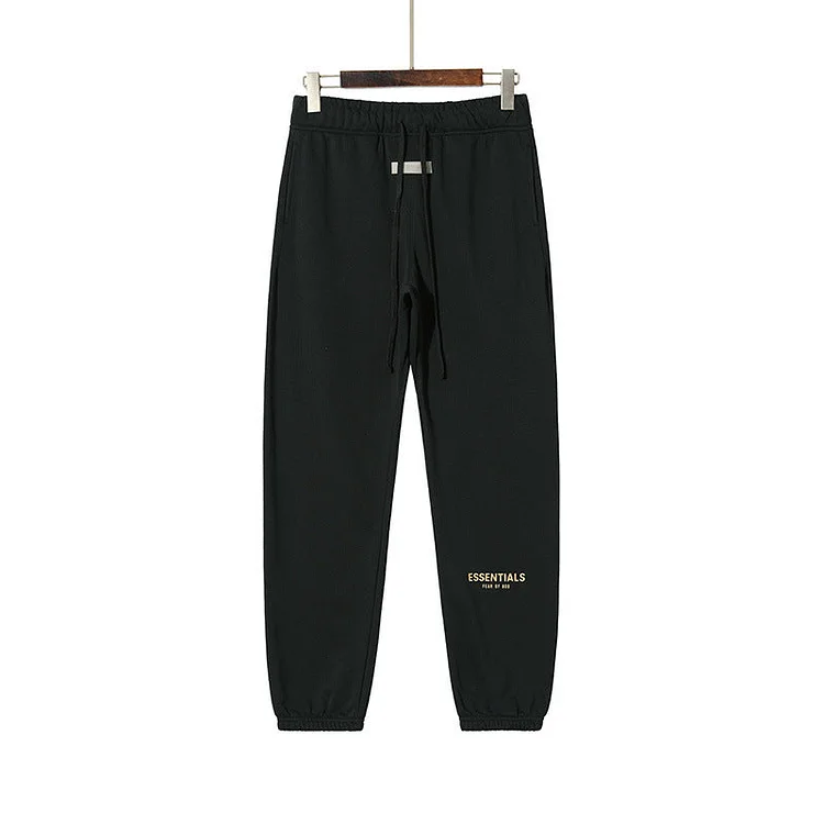 FEAR OF GOD Essentials Unisex Letter Drawstring Pants