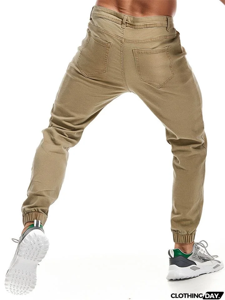 Men's Fashion Comfy Ankle Banded Jeans