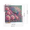 Diamond Painting -DIY Round Drill Rose Peacock(40x40 CM)