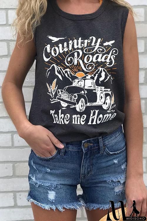 MidiSono - Country Roads Take Me Home Tank Top