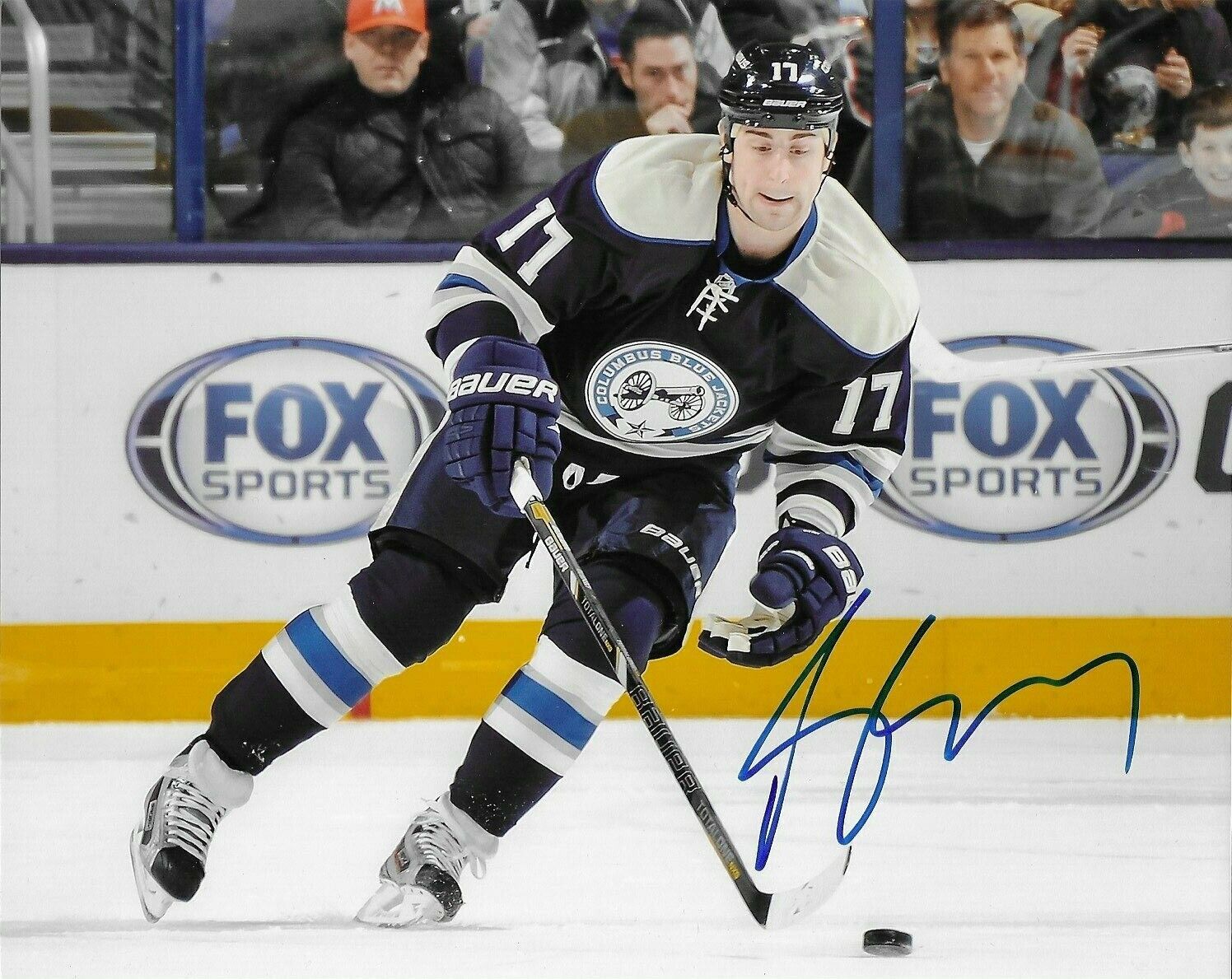 Columbus Blue Jackets Brandon Dubinsky Signed Autographed 8x10 NHL Photo Poster painting COA #9