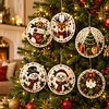 6pcs DIY Pearl Diamond Painting Christmas Tree Hanging Ornaments