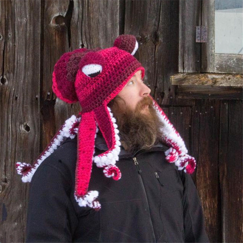 Hand-knitted Octopus Hat