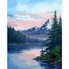 Diamond Painting-DIY Full Round Drill Mountain Lake