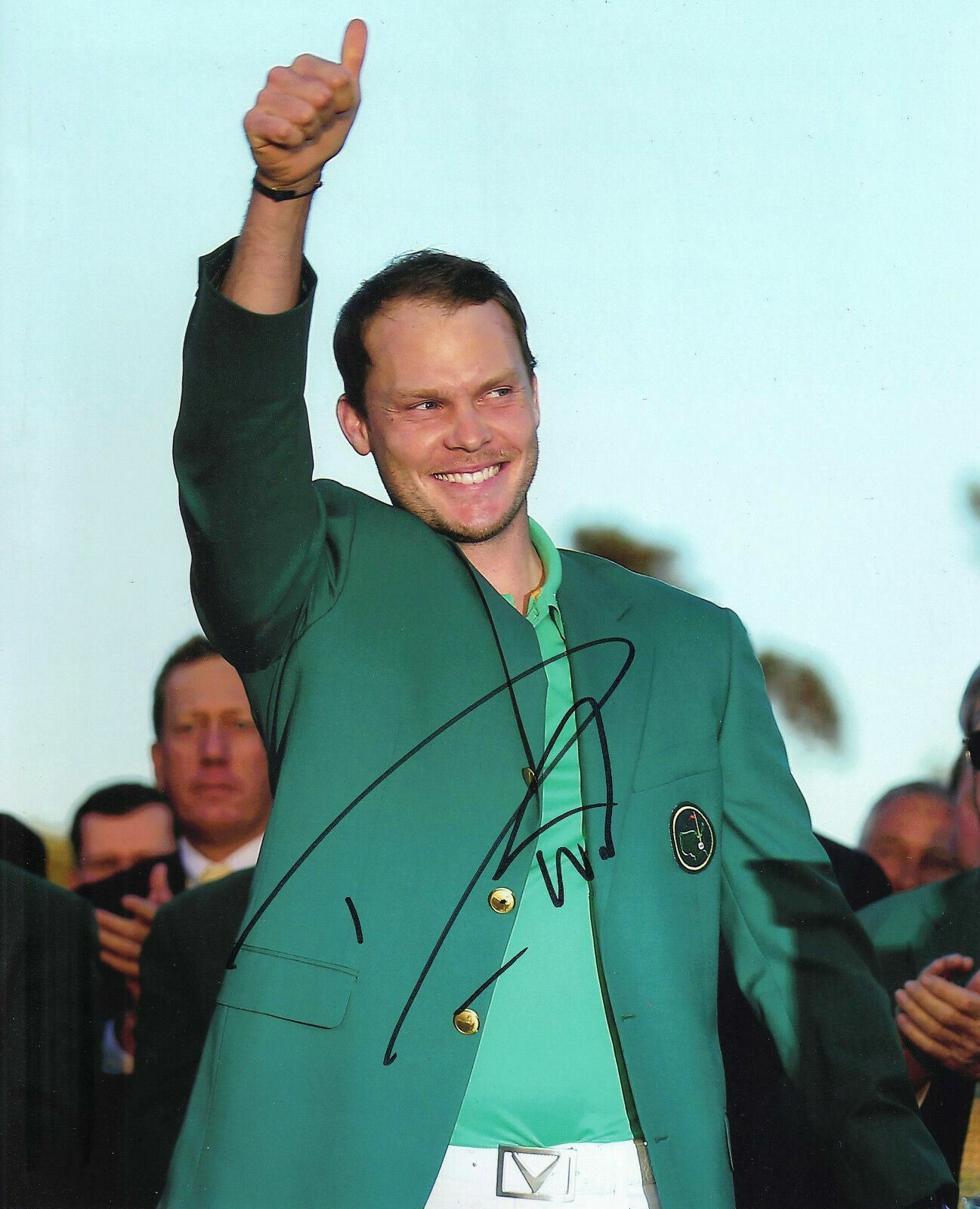 Danny Willett Signed 10X8 Photo Poster painting 2016 MASTERS AFTAL COA (3025)