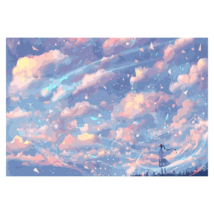 Sky 11CT Stamped Cross Stitch 58*40CM