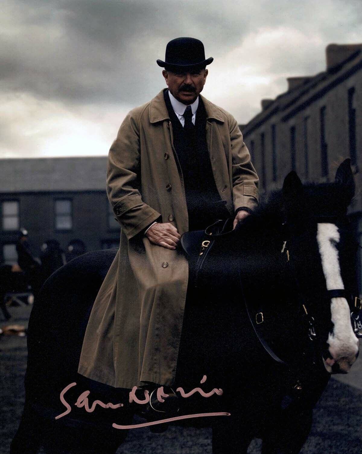 Sam NEILL SIGNED Photo Poster painting AFTAL Autograph COA Inspector CAMPBELL Peaky Blinders