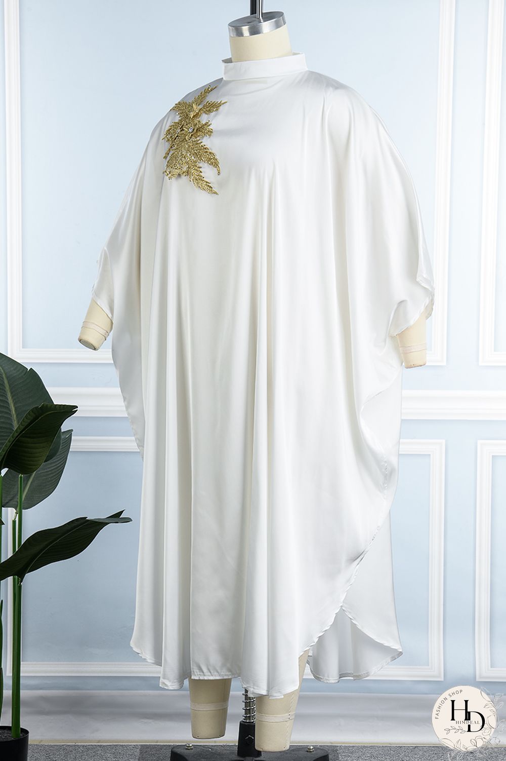 Yellow Casual Daily Solid Appliques Beading O Neck Long Dress Dresses