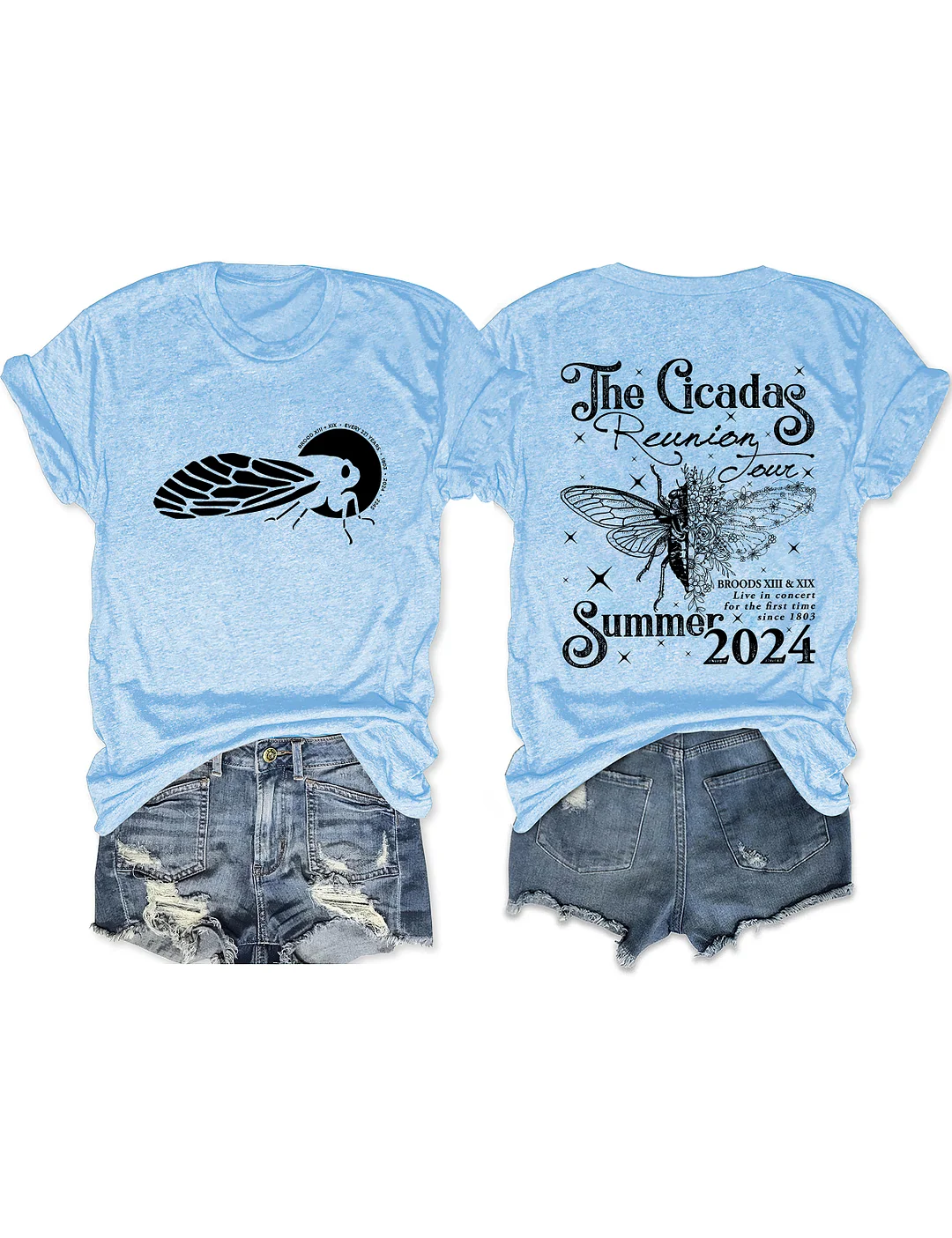 The Cicadas Reunion Summer Tour T-shirt