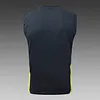 2025/2026 Real Madrid Pre-Match Training Dark Gray Vest+Shorts Football1:1 Thai Quality