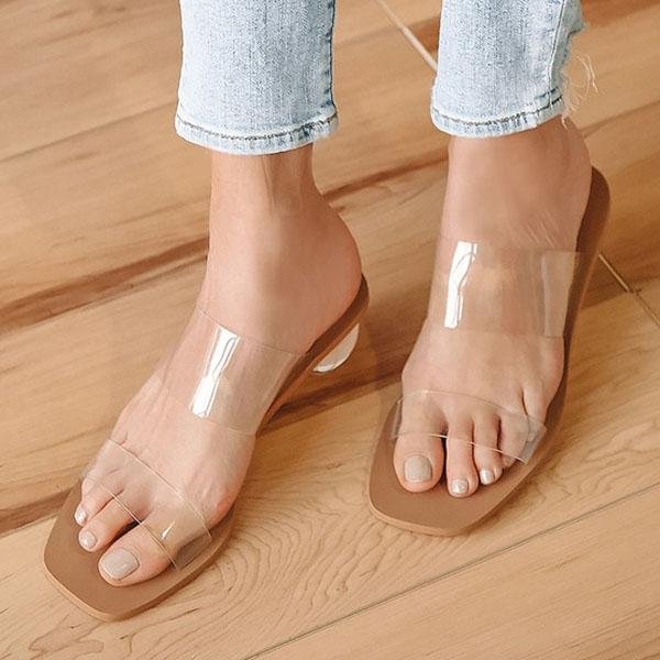  Women Summer Comfortable And Personalized Thick Heel Sandals