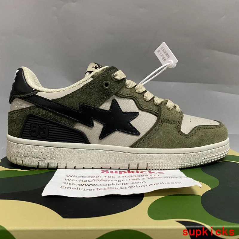 A Bathing Ape Bape SK8 Sta Olive (2022)