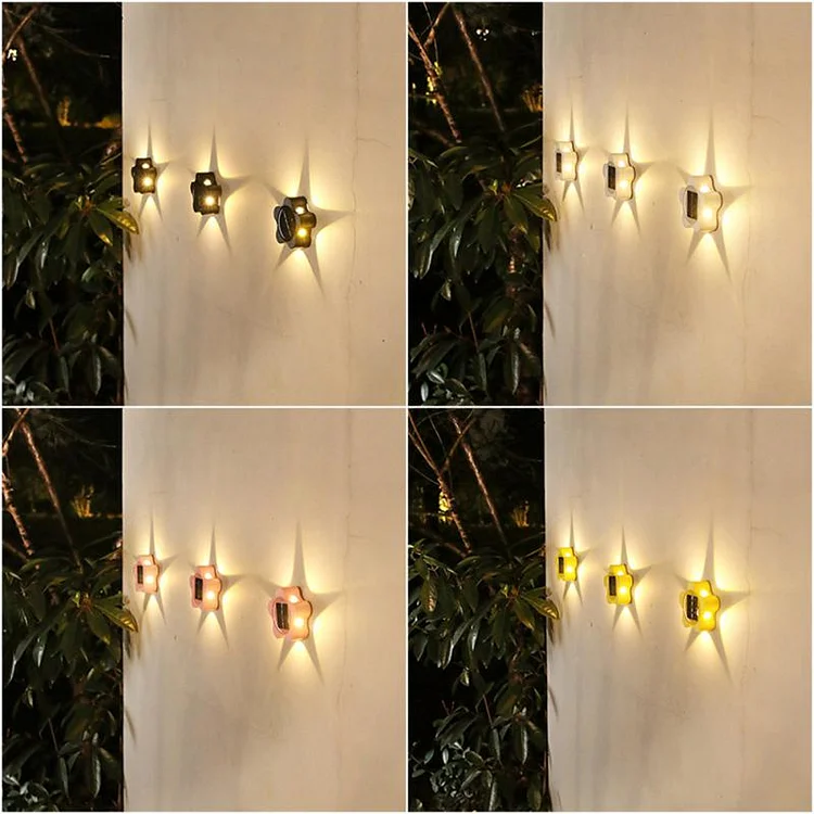 3PCS Solar LED Outdoor Wall Light Waterproof Garden Decor Lamp | 168DEAL