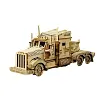 Train de voiture puzzle en bois mod&egrave;le 3D