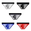 Men's Sexy Low-Rise Ice Silk Breathable Satin Briefs