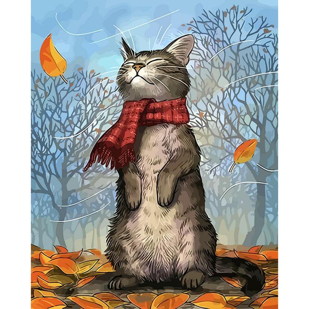 

40x50cm - Paint By Numbers Cat, 501 Original