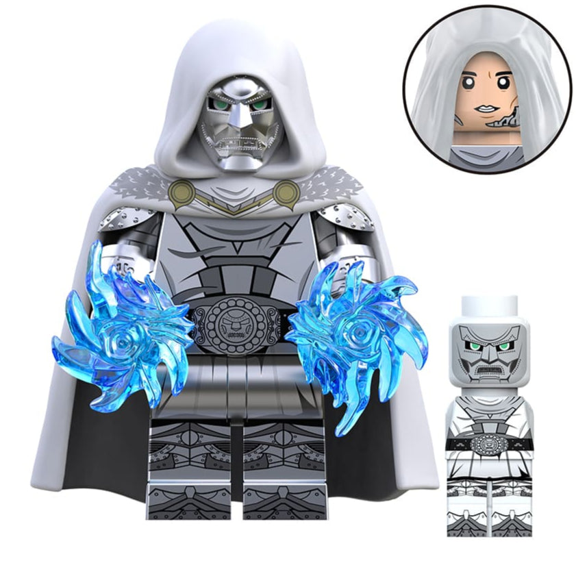 Dr Doom Custom Marvel Supervillain Minifigure Minifigure Bricks monstertoys