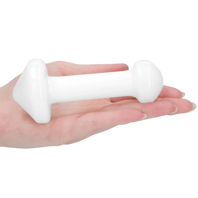 pornhint Pornhint Chrystalino Massage Glass Massager in White