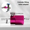CO2 Refill Adapter Quick Connect Soda Cylinder Adapter Leakproof for Soda Bottle