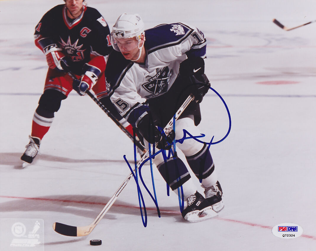 Jozef Stumpel SIGNED 8x10 Photo Poster painting Los Angeles Kings PSA/DNA AUTOGRAPHED