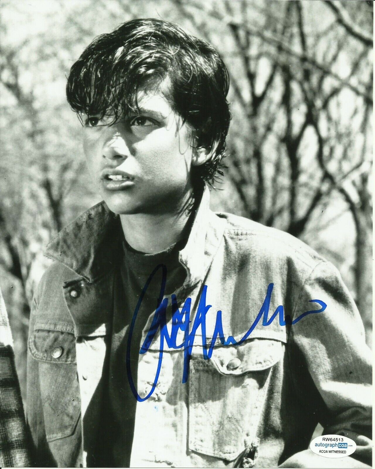 RALPH MACCHIO SIGNED THE OUTSIDERS Photo Poster painting UACC REG 242 (2) ALSO ACOA CERTIFIED